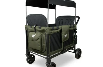 WONDERFOLD W4 4 Seater Multi Function Quad Stroller Wagon with Removable Raised Seats and Slidable Canopy Olive Green f48ee1fe 800c 40fd a33a cab09f651000.67c897e491f82842f27a60bab0a1f233 (1)