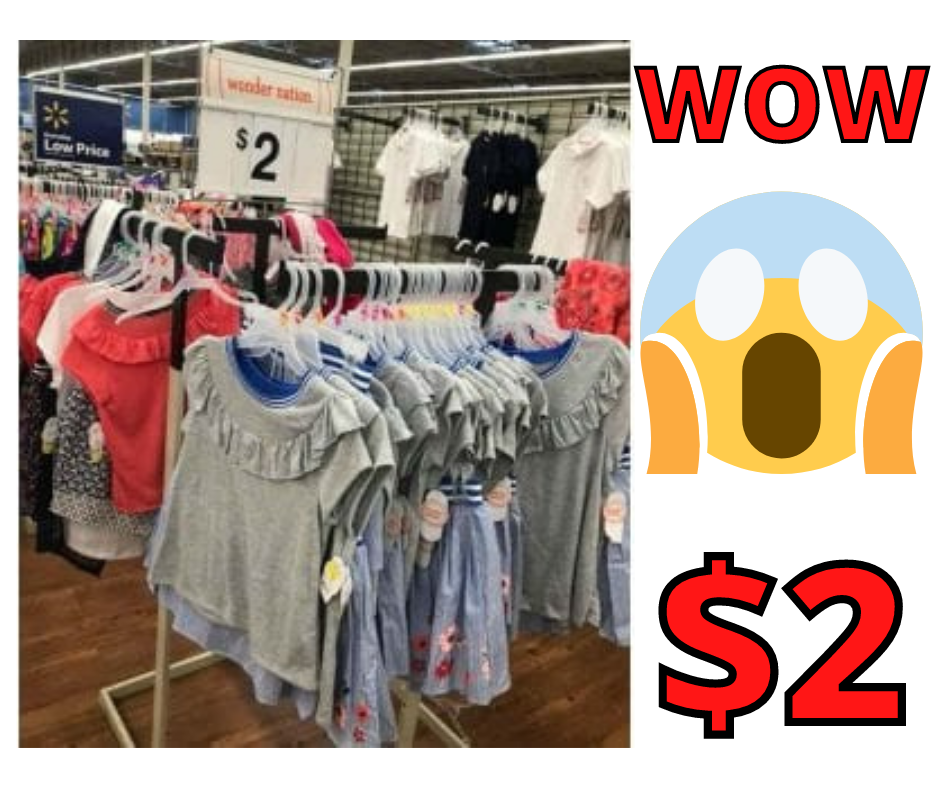 Clearance Girls Clothing As Low As $2 At Walmart