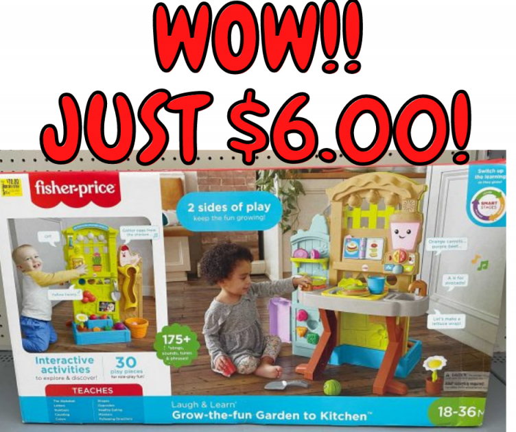 Fisher-Price Grow-The-Fun Garden Play Kitchen Just $6 at Walmart!!!