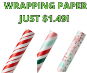 WRAPPING PAPER JUST 1.49