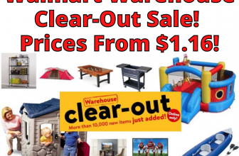 Walmart Warehouse Clear Out Sale