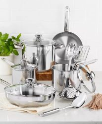13-Pc Stainless Cookware Set DOUBLE Discounts!