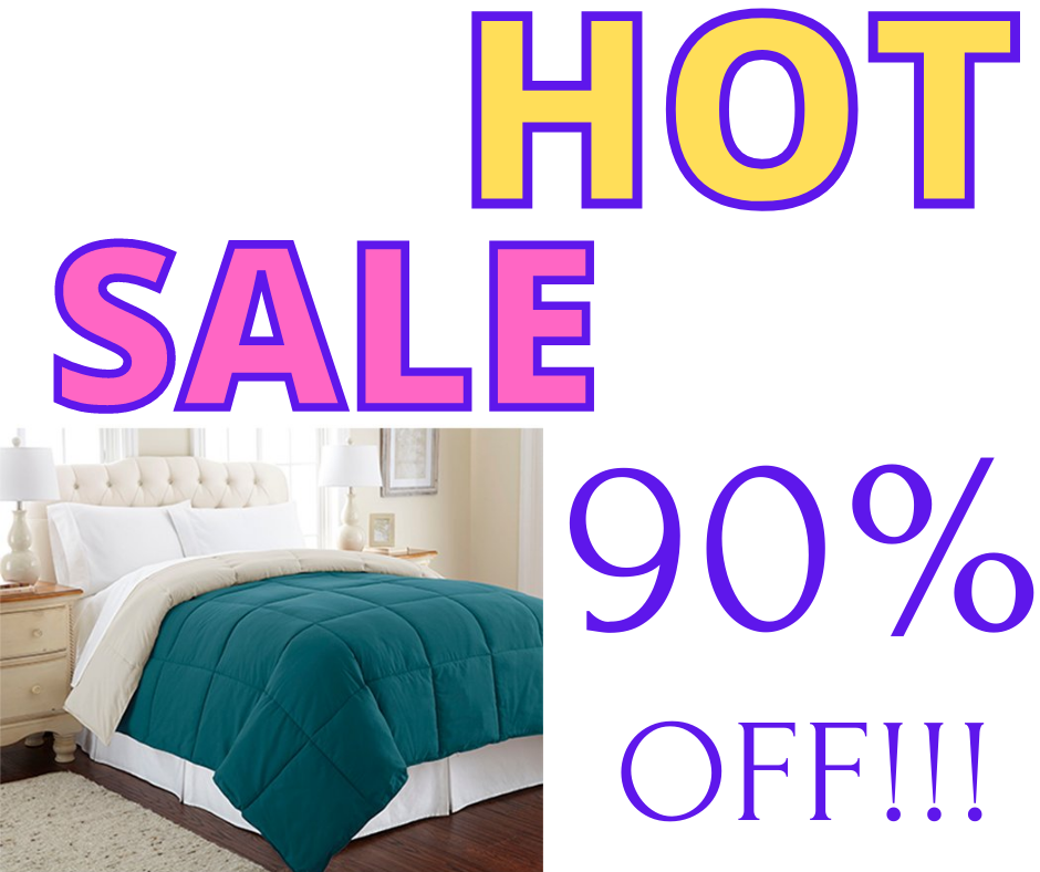Zulily Comforters are now 90% OFF! Multiple Colors!