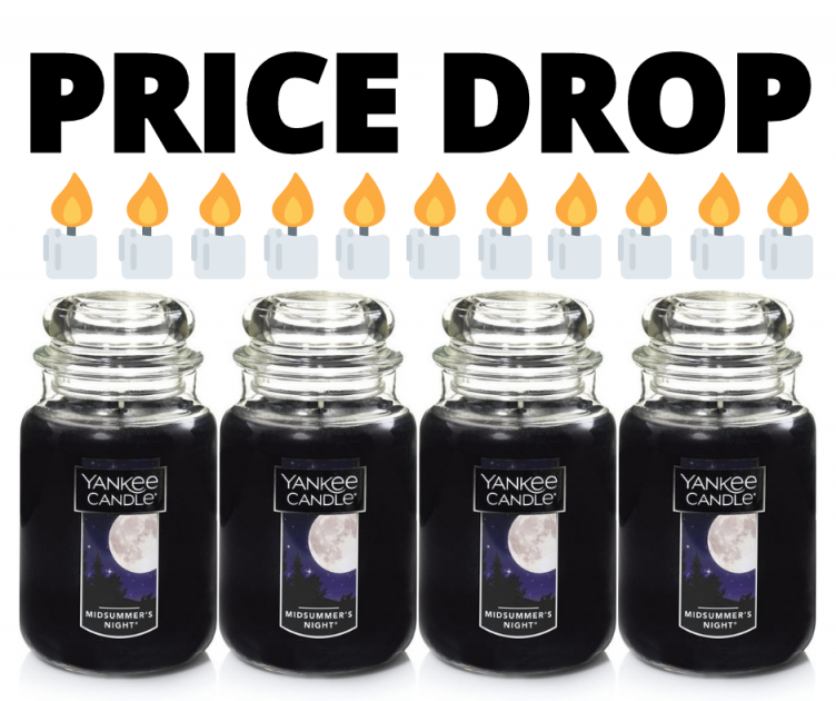 Yankee Candle Midsummers Night Price Drop at Amazon!