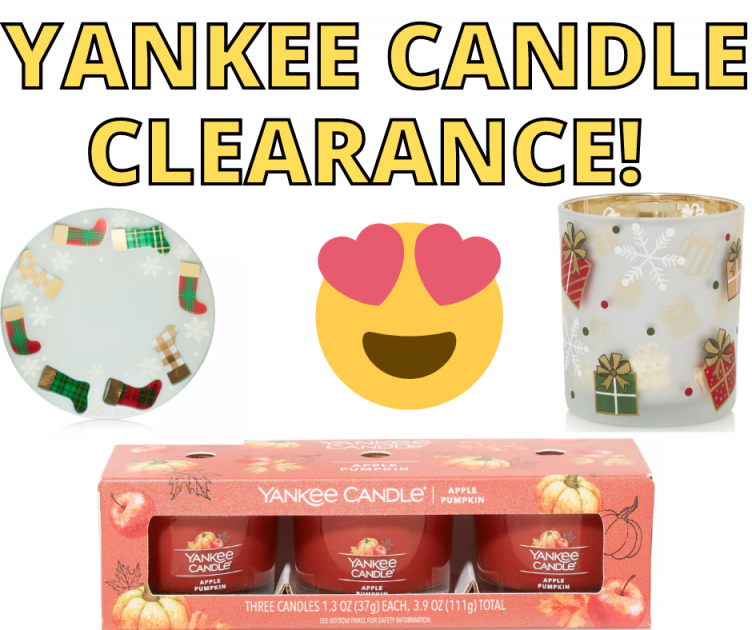 Yankee Candle Holiday Clearance Just $2.50!