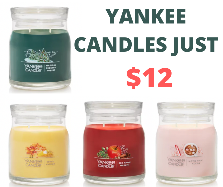YANKEE CANDLES JUST 12
