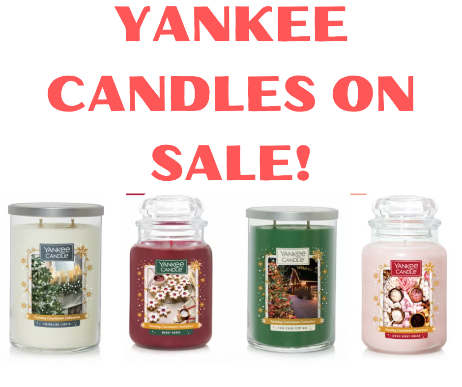 YANKEE CANDLES ON SALE