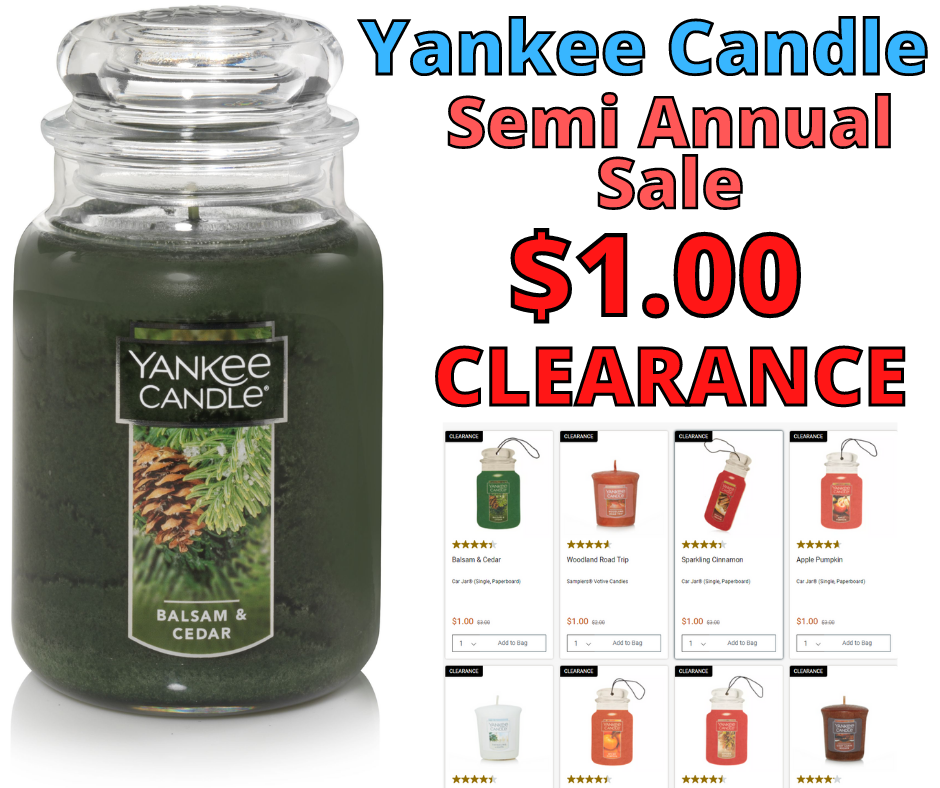 Yankee Candle Semi Annual Sale Has Started Items From Only 1