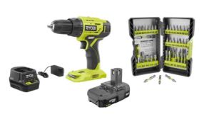 8V Cordless ONE+ 1/2 in. Drill/Driver Kit w/(1) 1.5 Ah Battery and Charger and Impact Rated Driving Kit (40-Piece)