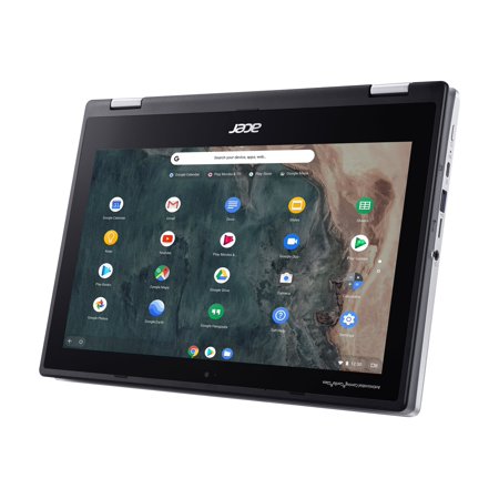 Acer Chromebook Spin 311 CP311-2H-C008 - Flip design - Celeron N4000 / 1.1 GHz - Chrome OS - UHD Graphics 600 - 4 GB RAM - 64 GB eMMC - 11.6" AHVA touchscreen 1366 x 768 (HD) - Wi-Fi 5 - pure silver - kbd: US