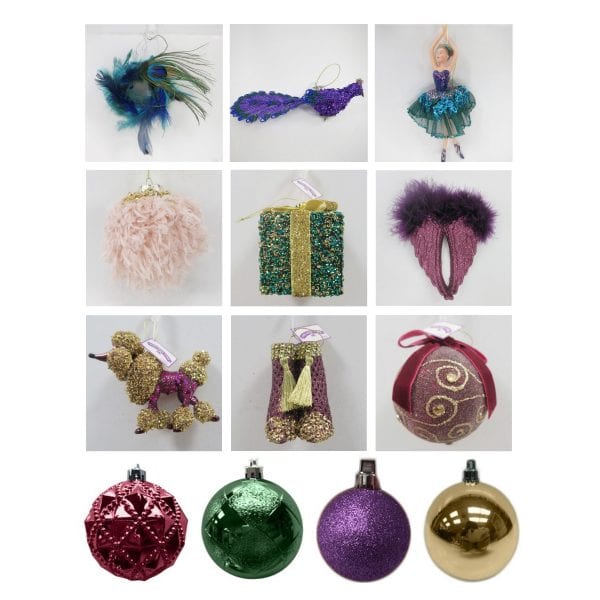 Holiday Time Jewel Tone Christmas Tree Ornaments JUST $12.45 Online at Walmart