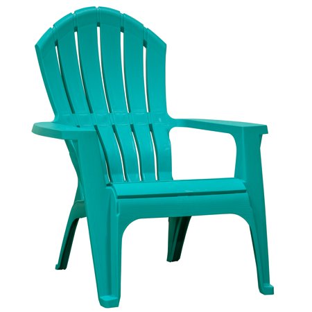 Adams Manufacturing RealComfort Outdoor Resin Stackable Adirondack Chair Teal