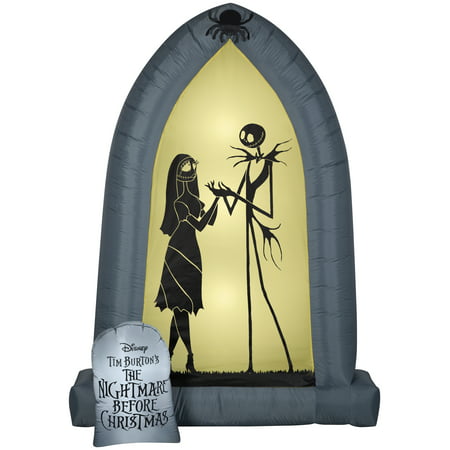 Airblown Inflatables The Nightmare Before Christmas Jack and Sally Archway, 7'