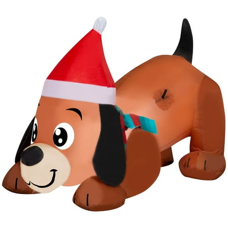 Airblown Inflatables 3.5 Foot Christmas Playful Puppy