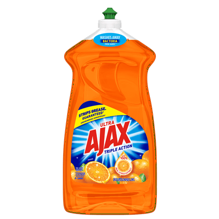 AJAX Liquid Dish Soap, Orange Scent, 52 Fluid Ounce