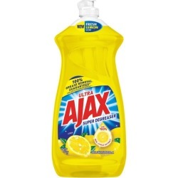 Ajax Ultra Triple Action Liquid Dish Soap, Lemon - 28 fl oz