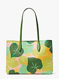 All Day Cucumber Floral Large Tote