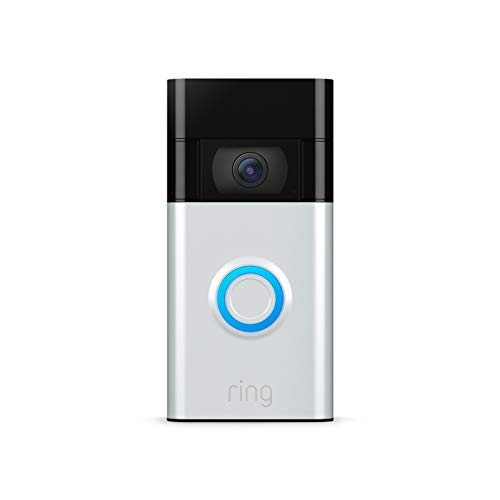 All-new Ring Video Doorbell – 1080p HD video, improved motion detection, easy installation – Satin Nickel (2020 release)