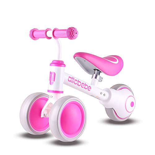 allobebe Baby Balance Bike, Cute Toddler Bikes 12-36 Months Gifts for 1 Year Old Girl Bike to Train Baby from Standing to Running with Adjustable Seat Silent & Soft 3 Wheels 49.99 TODAY ONLY AT AMAZON