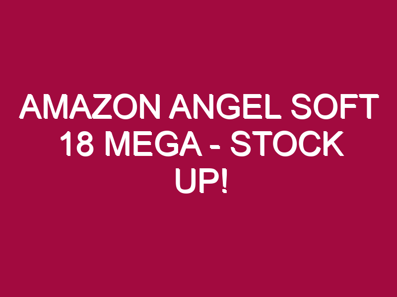 Amazon Angel Soft 18 Mega – STOCK UP!