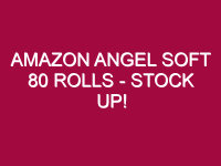 amazon angel soft 80 rolls stock up 1307269