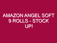 amazon angel soft 9 rolls stock up 1307611