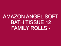 amazon angel soft bath tissue 12 family rolls stock up 1308248