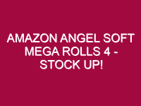amazon angel soft mega rolls 4 stock up 1306959