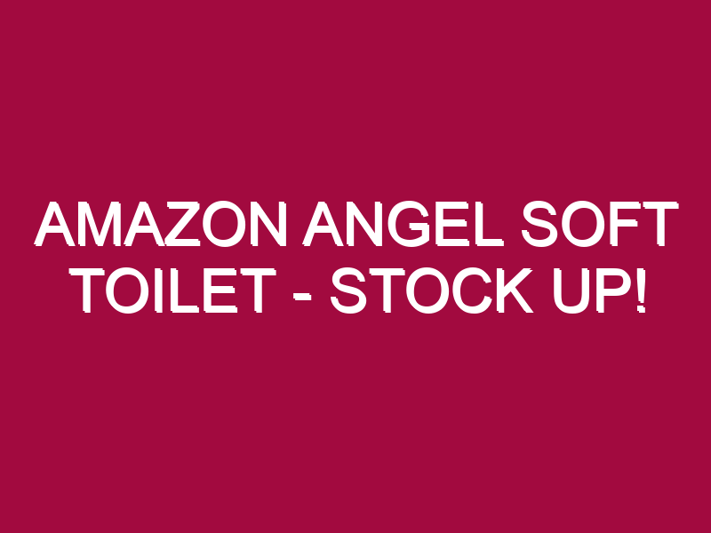 amazon angel soft toilet stock up 1308590