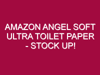 amazon angel soft ultra toilet paper stock up 1307501