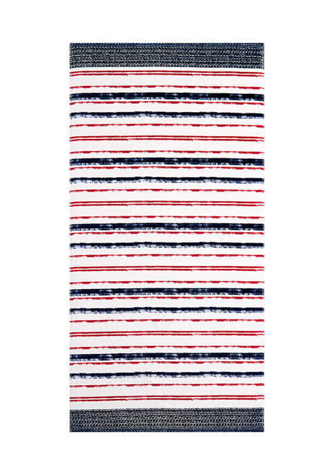 Americana Water Stripe Beach Towel