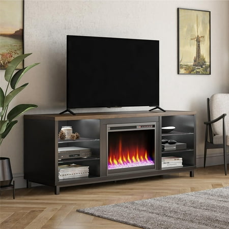 Ameriwood Home Lumina Deluxe Fireplace TV Stand Huge Price Drop!