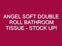 angel soft double roll bathroom tissue stock up 1305228