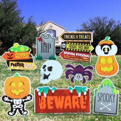 Outdoor Halloween Decorations 9 Pack FREEBIE at Daily Steals!