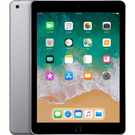 Apple 9.7" iPad (6th Generation, 128GB, Wi-Fi Only, Space Grey)