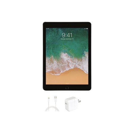 Apple iPad 6 Wi-Fi - 6th generation - tablet - 128 GB - 9.7" IPS (2048 x 1536) - space gray - refurbished - Grade C