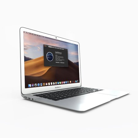 Apple MacBook Air, 11" Laptop, Intel Core i5, 4GB RAM, 128GB SSD, MacOS 10.15 Catalina, Silver, MD711LL/A (Refurbished)
