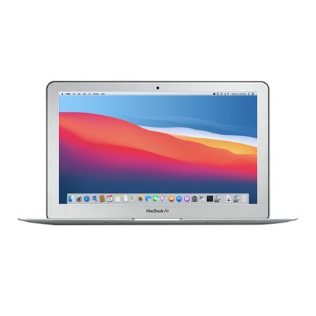 Apple MacBook Air Laptop, 11.6", Intel Core i5, 4GB RAM, 128GB HD, Mac OS X v10.12 Sierra, Silver, MD711LL/B (Refurbished)