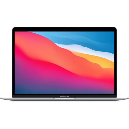 Apple MacBook Air with Apple M1 Chip (13-inch, 8GB RAM, 256GB SSD Storage) - Silver (Latest Model)(New-Open-Box)