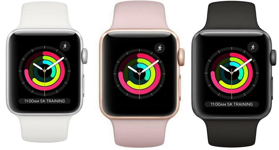 Apple Watch Series 3 38mm 42mm GPS + WiFi + Cellular Pink Gold Space Gray Silver