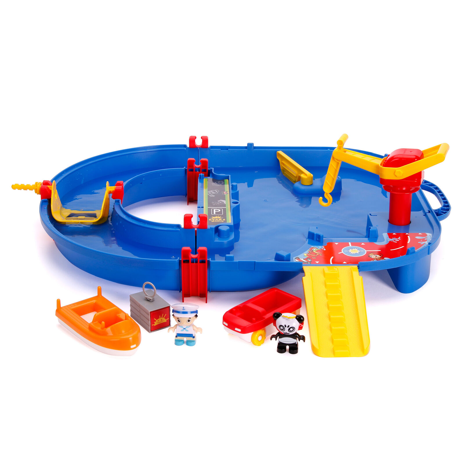 AquaPlay - Ryan's World Playset, Indoor and Outdoor Water Toy, Red and Blue