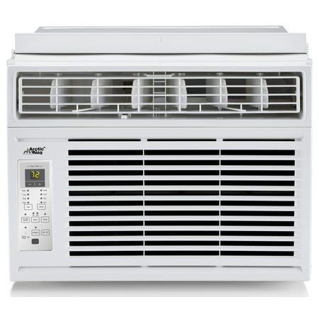 Arctic King 8000 Btu Wi-Fi Smartphone Compatible Window Air Conditioner With Remote Control For Medium Size Rooms, Black