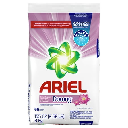 Ariel with a Touch of Downy Freshness Powder Laundry Detergent, 105 oz, 66 Loads