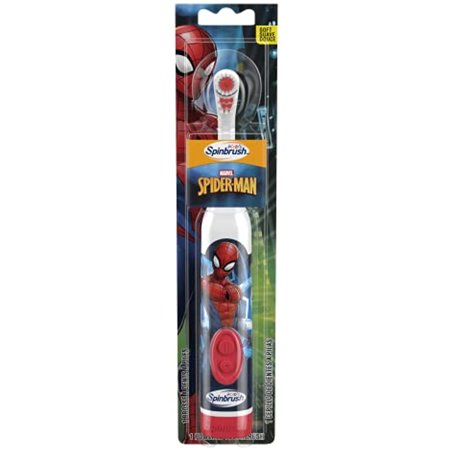 Arm & Hammer Kid’S Spinbrush Spiderman Powered Toothbrush, 1 Count