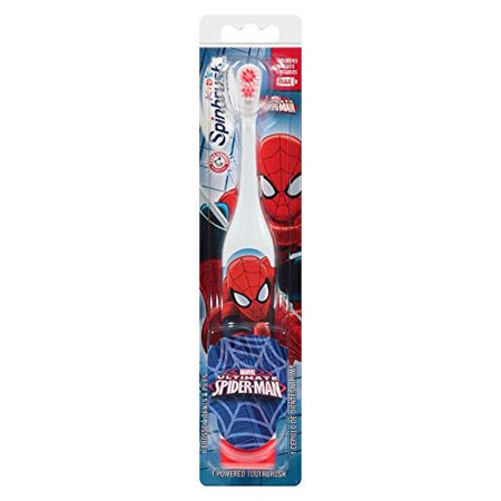 Arm & Hammer SpinBrush Kids Marvel Characters Powered Toothbrush, Spiderman 1 ea