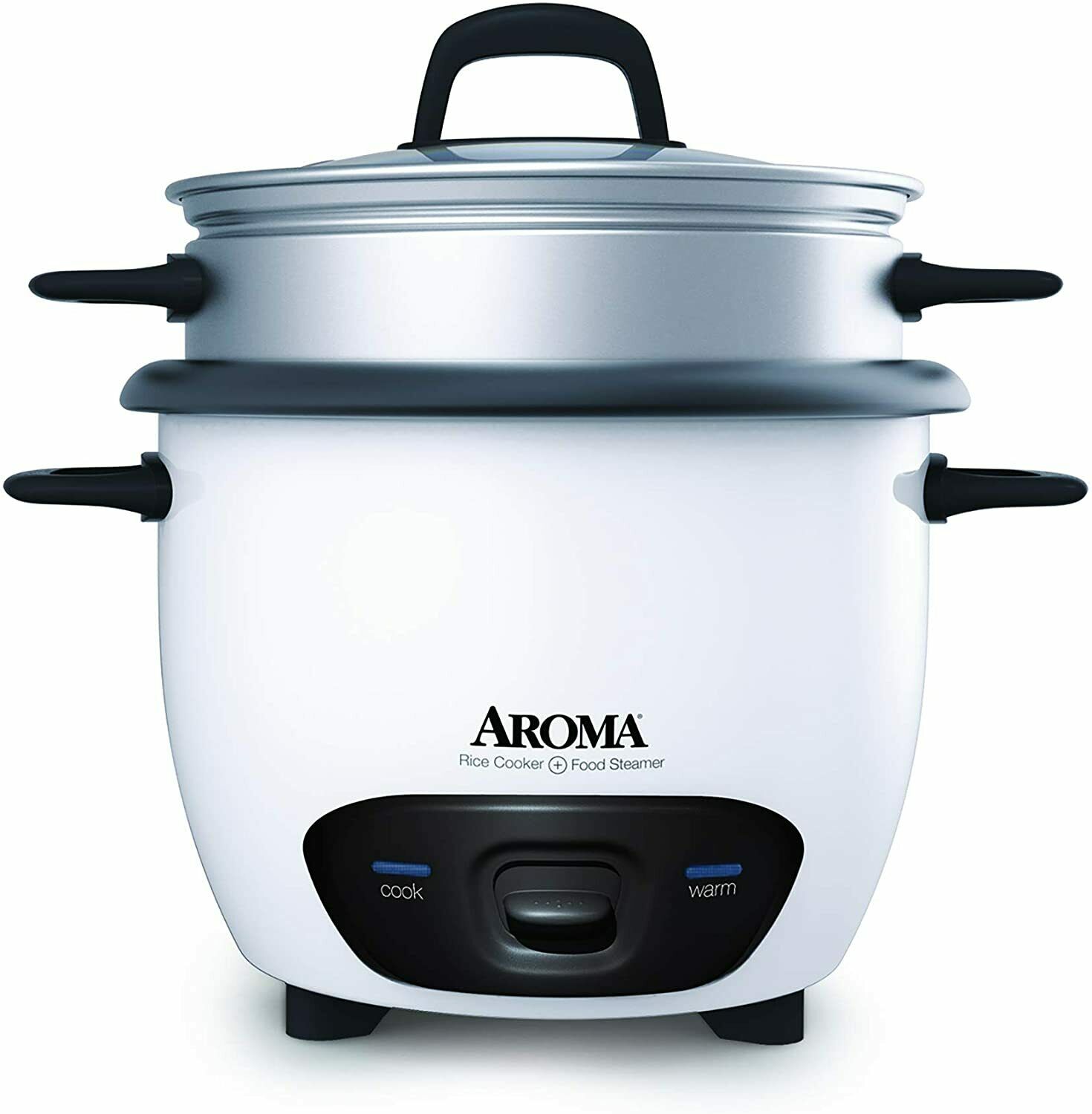 Aroma Housewares 6-Cup (Cooked) (3-Cup UNCOOKED) Pot Style Rice Cooker and Food
