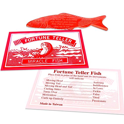 ArtCreativity Large 3.5 Inch Mood Fortune Teller Fish - Set of 72 - Cool Novelty Toy for Kids and Adults - Fun Science Learning Aid - Unique Giveaway, Christmas Party Cracker Toy, Birthday Party Favor - Amazon