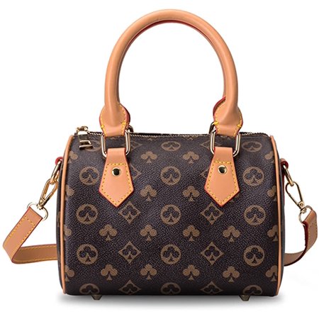 Asge Top Handle Purse for Women Crossbody Handbags Leather Shoulder Bag (Small)