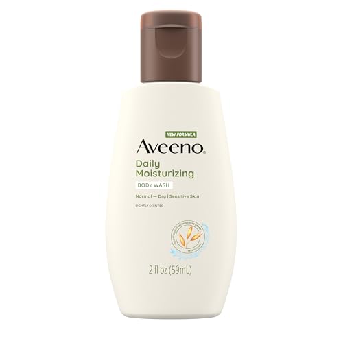 AMAZON Glitches and Price Mistakes Aveeno Daily Moisturizing Body Wash For Sensitive Skin + Prebiotic Oat, Gently Cleanses Dry Skin &Amp; Feels Moisturizing, Light Fragrance, Travel Size, 2 Fl. Oz