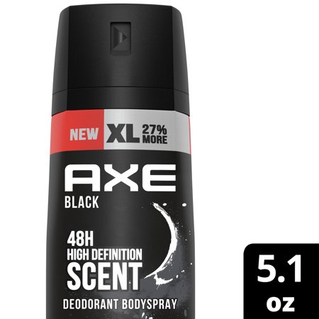 Axe Black Body Spray for Men, 5.1 Oz